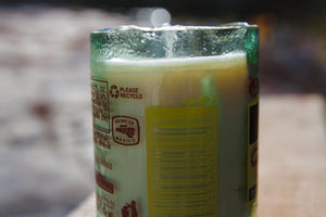 Topo Chico and Lime Candle